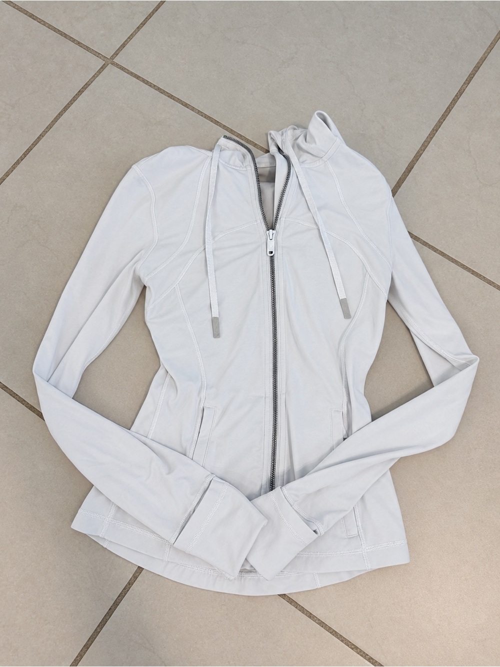 White lululemon define jacket